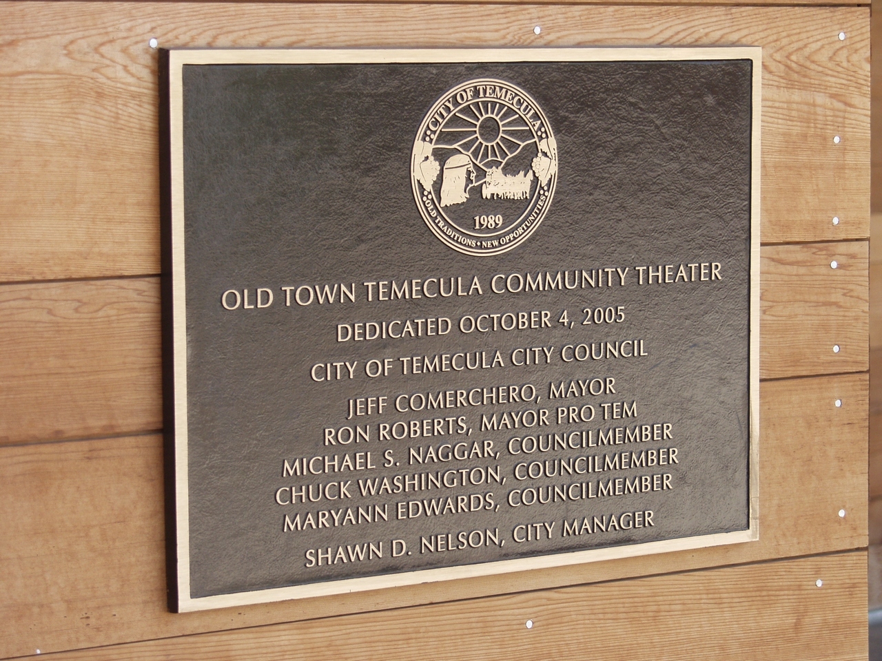 Cast Plaque Example Gallery Southern California Bronze Co.